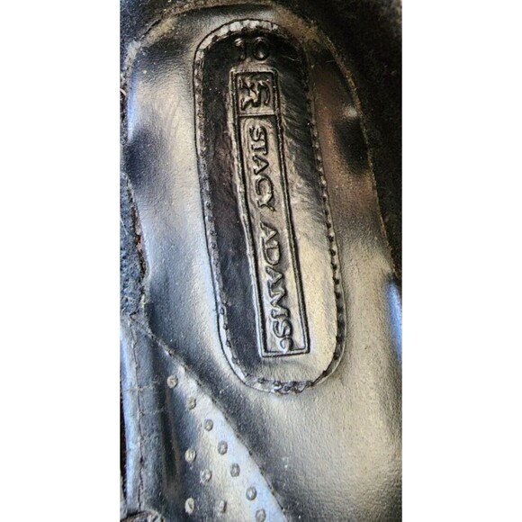 Stacy Adams Woven Black Leather Men\'s Shoes Size 10 Dress Casual Designer main image 7